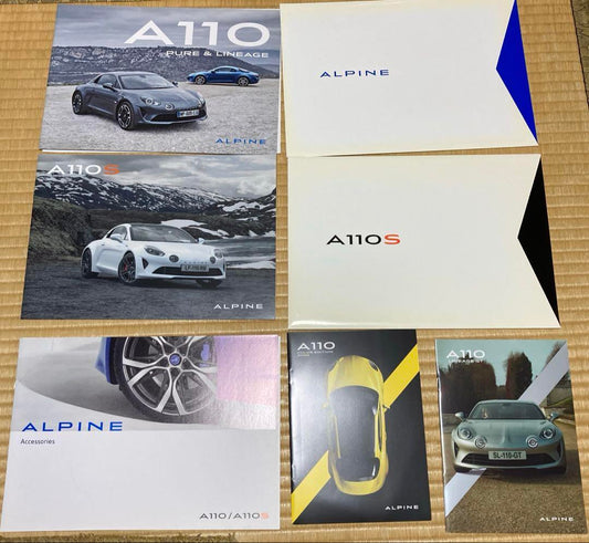 ALPINE A110 / 110S Other Catalog Set