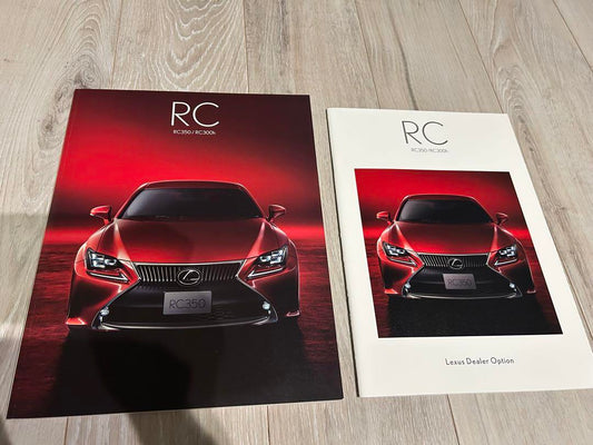 Lexus RC Catalog Dealer Options Pamphlet RC350