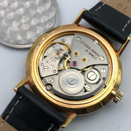 [High Accuracy] Citizen Homer Vintage Hand-Wound Watch Men