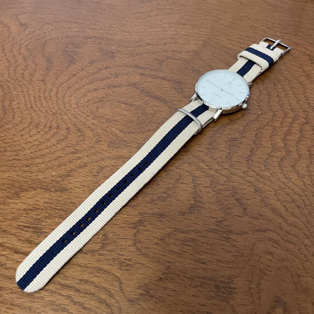 4silent birds Battery Replaced 40mm Second Hand Watch with Case