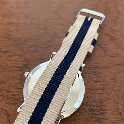 4silent birds Battery Replaced 40mm Second Hand Watch with Case