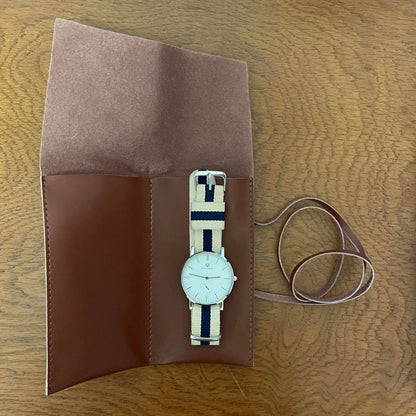 4silent birds Battery Replaced 40mm Second Hand Watch with Case