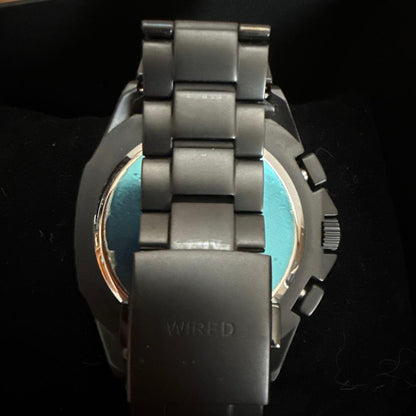 WIRED Limited Edition Analog Watch Black  [_Battery Dead]