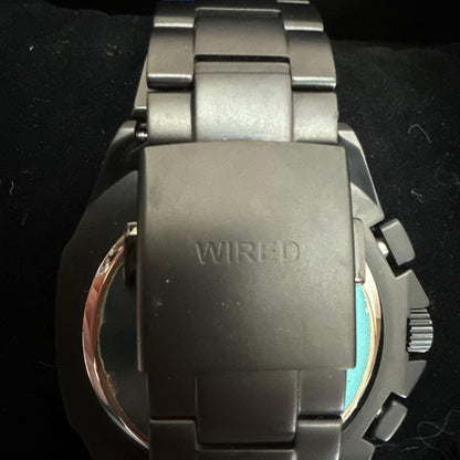 WIRED Limited Edition Analog Watch Black  [_Battery Dead]