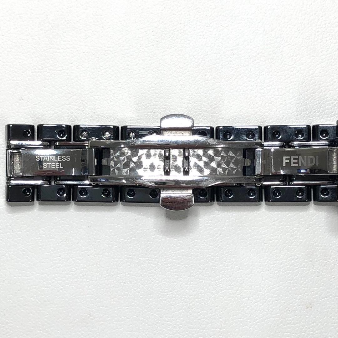 Operational FENDI Quadro 6200L Black Ceramic Watch