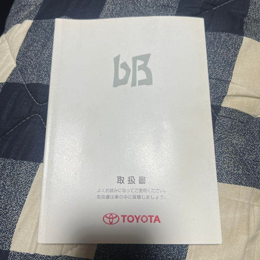 Toyota bB User Manual Type No. TS-75