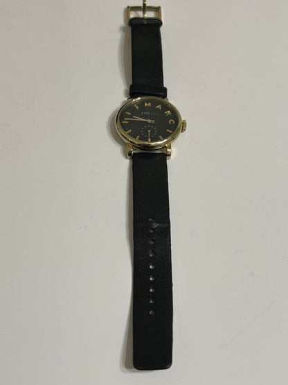 Black Leather Watch/MARC BY MARC JACOBS
