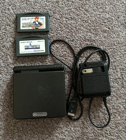 Game Boy Advance SP Console Final Fantasy IV Mario Kart Set