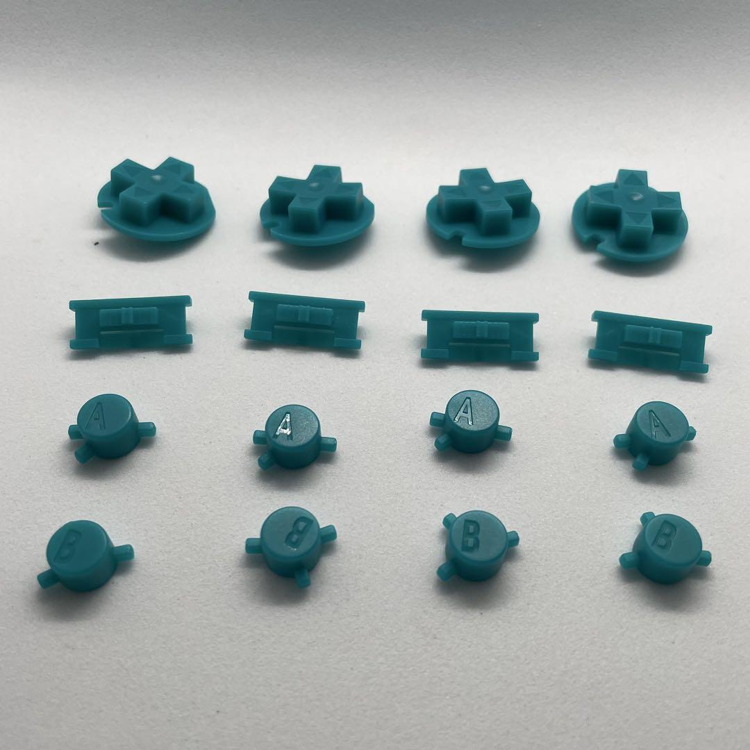 Game Boy Color Button Set (Green) 4 Pieces Replacement