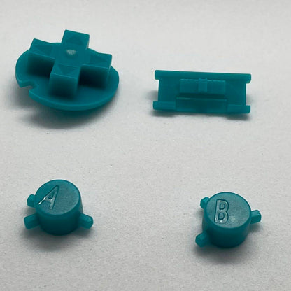 Game Boy Color Button Set (Green) 4 Pieces Replacement