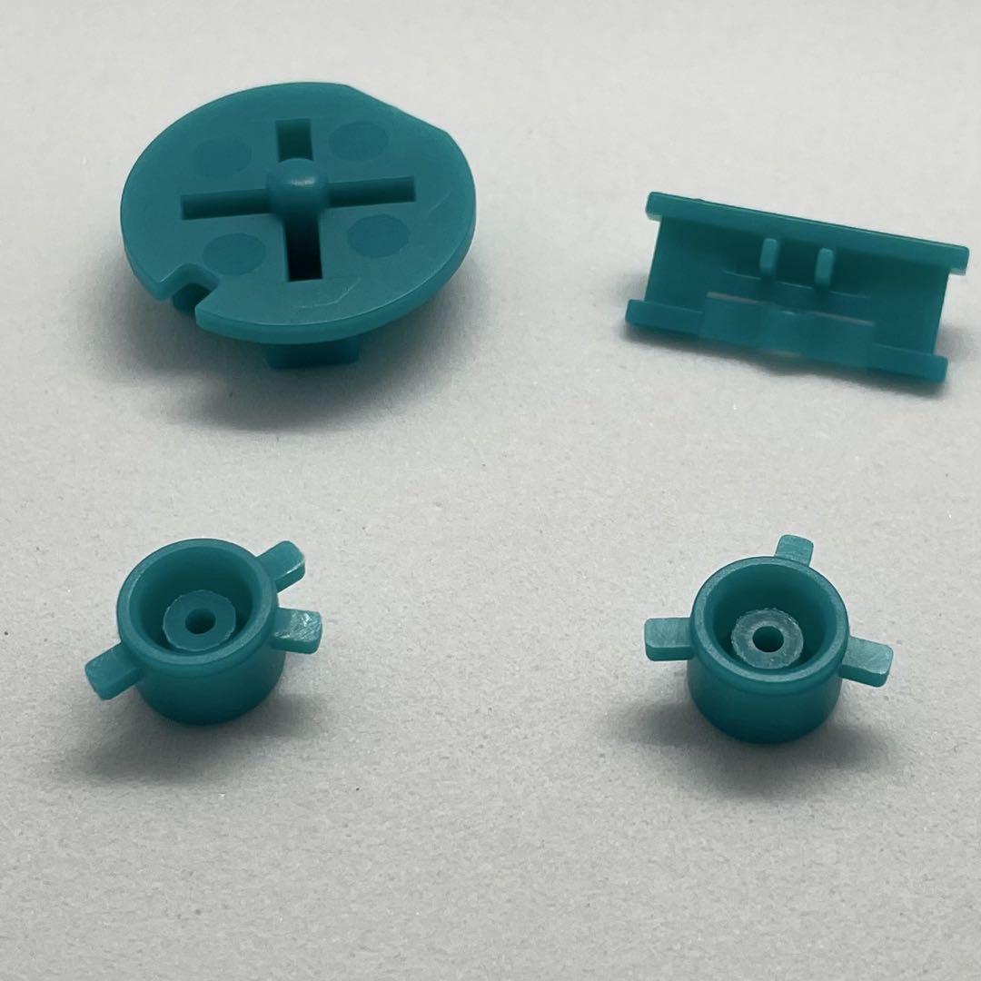 Game Boy Color Button Set (Green) 4 Pieces Replacement