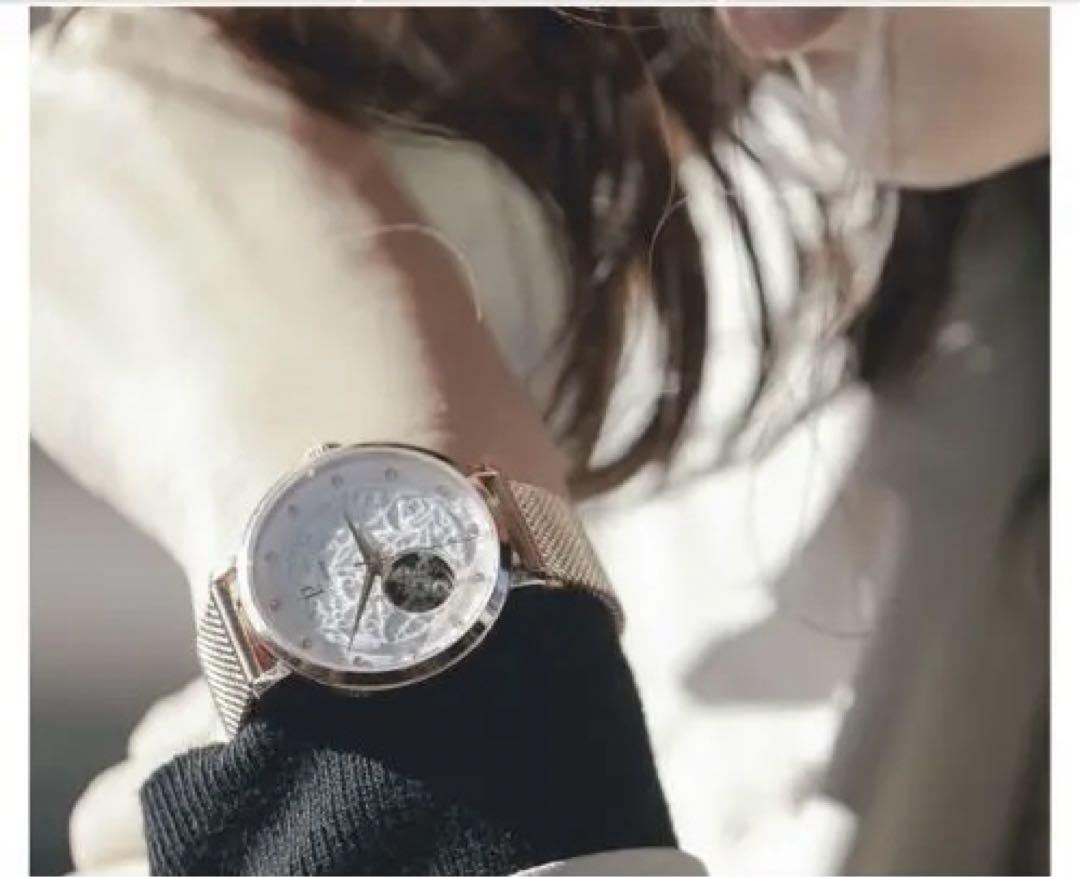 PIERRE LANNIER Automatic Winding Eolia Ladies Watch Pink Gold