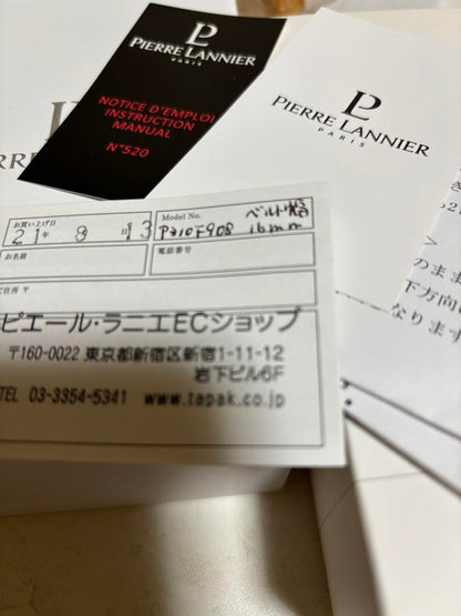 PIERRE LANNIER Automatic Winding Eolia Ladies Watch Pink Gold