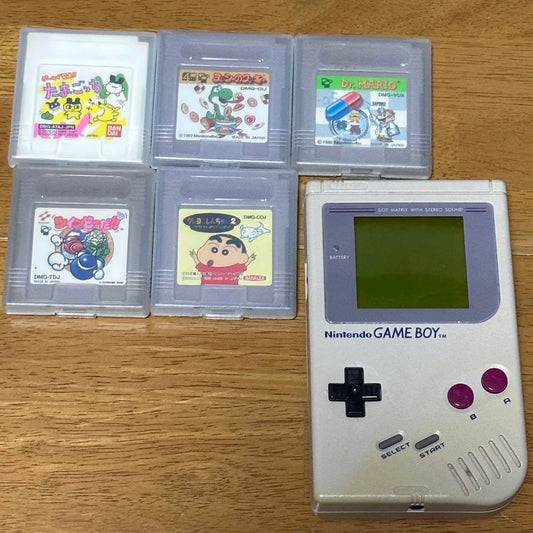 Game Boy Console & Manual TwinBee Yoshi Dr. Mario The Legend of Zelda Ranma