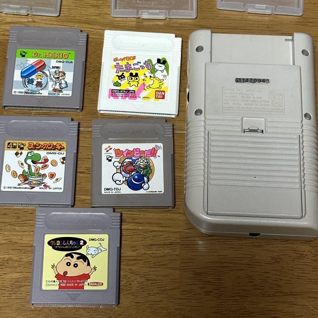 Game Boy Console & Manual TwinBee Yoshi Dr. Mario The Legend of Zelda Ranma