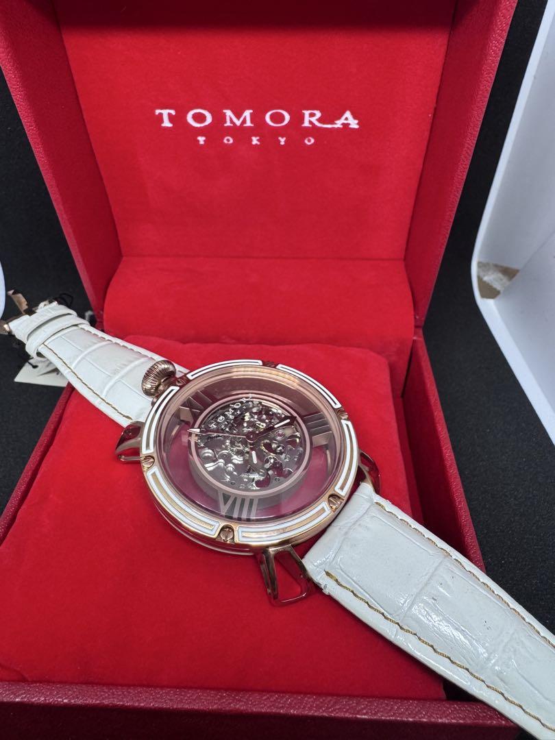 T-1607SB-WH2 TOMORA Skeleton Watch