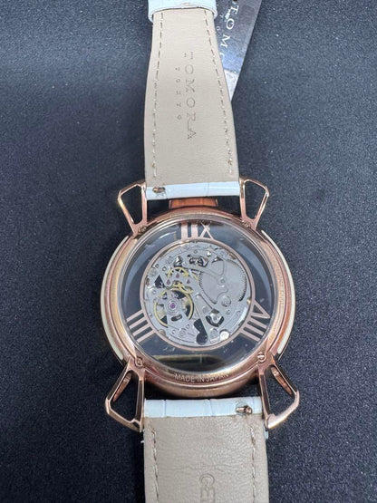 T-1607SB-WH2 TOMORA Skeleton Watch