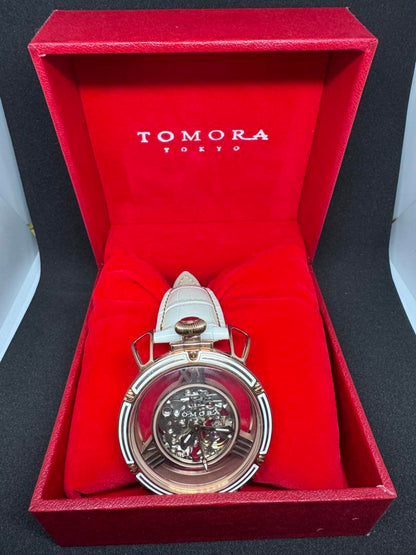T-1607SB-WH2 TOMORA Skeleton Watch