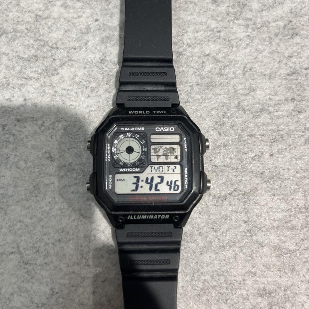Casio Alarmist Digital Watch WR100M