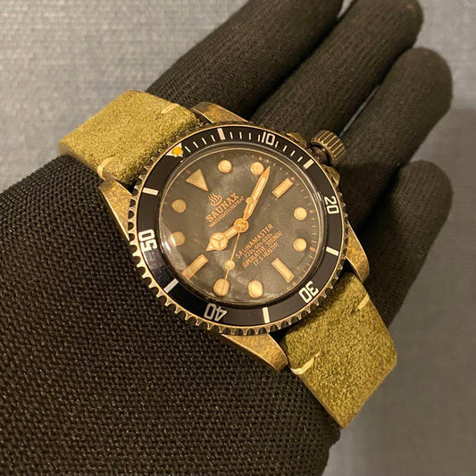 SAUNAX Vintage Submariner Milsub NH35 Vintage