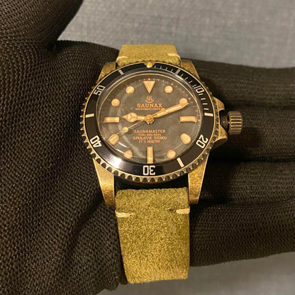 SAUNAX Vintage Submariner Milsub NH35 Vintage