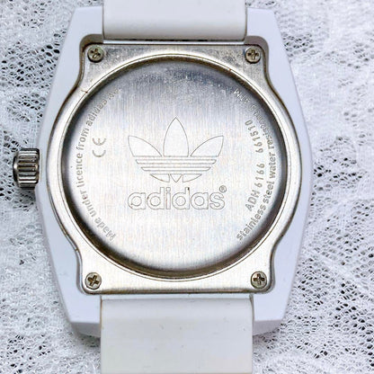 adidas Originals White Leather Watch