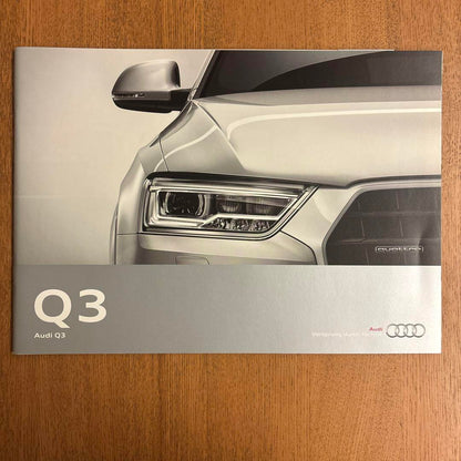 Audi Q3 Catalogue Manual 2-Volume Set