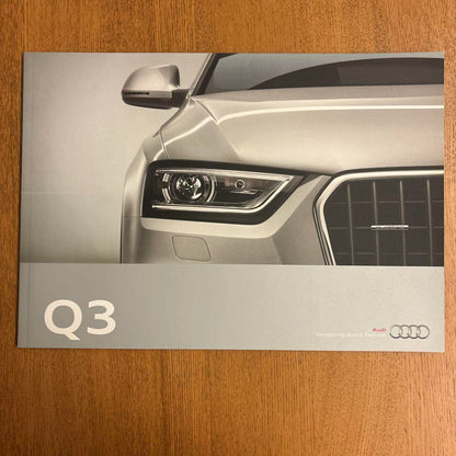 Audi Q3 Catalogue Manual 2-Volume Set