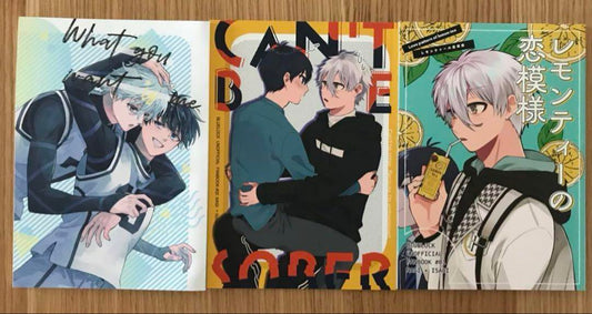 Blue Lock Doujinshi Nagi Hyuga 3-Volume Set