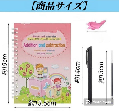 Magic Drill Learning Note Magic Copybook Workbook Practice Book Magic