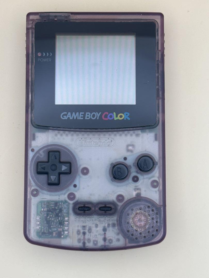 Game Boy Color Body Skeleton Clear Purple