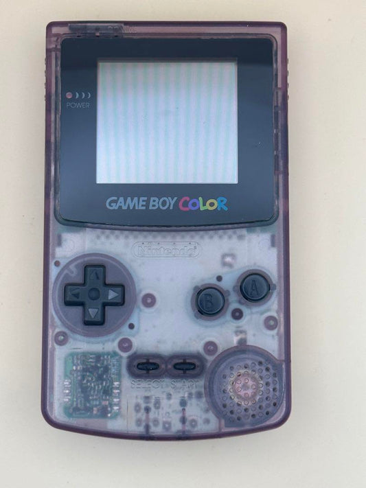 Game Boy Color Body Skeleton Clear Purple