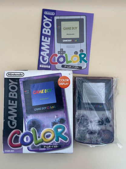 Game Boy Color Body Skeleton Clear Purple