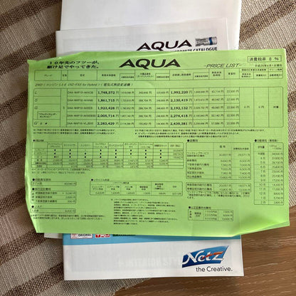 Toyota AQUA Catalog