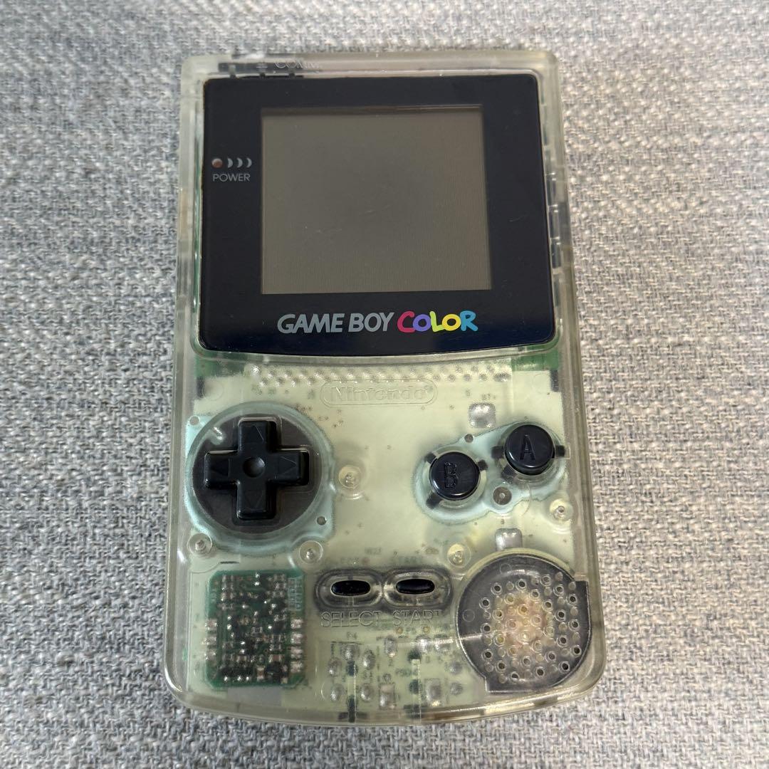 Nintendo Game Boy Color (Clear) Cartridge Included