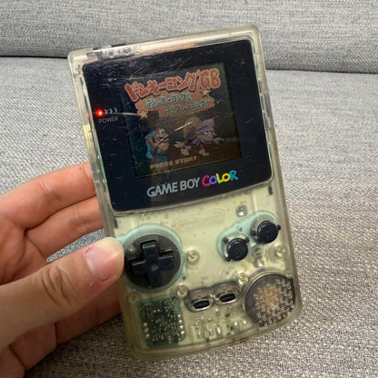 Nintendo Game Boy Color (Clear) Cartridge Included