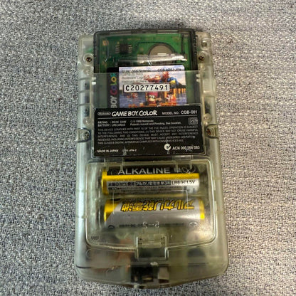 Nintendo Game Boy Color (Clear) Cartridge Included