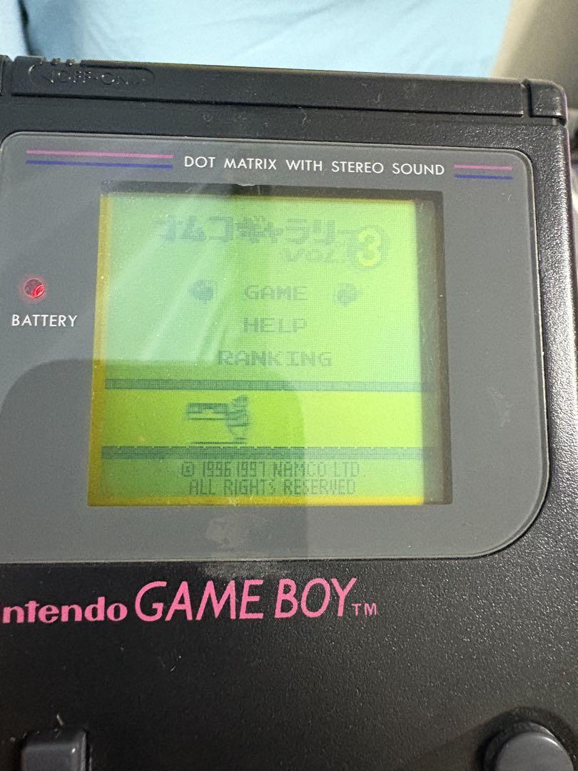 Nintendo GAME BOY Main Unit User Manual with AC Adapter