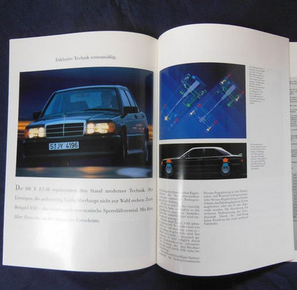 Mercedes-Benz 190E/190E 2.5-16 (W201) German Catalog [Rare Item] #357