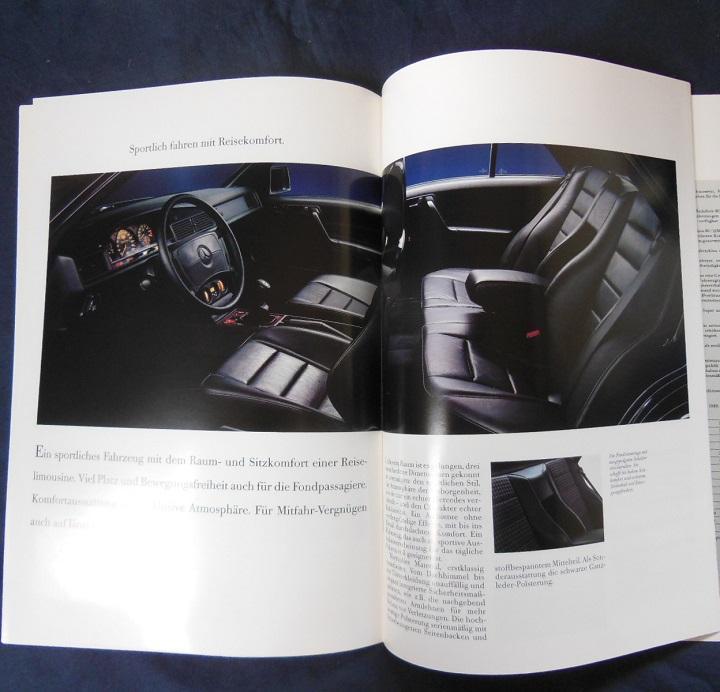 Mercedes-Benz 190E/190E 2.5-16 (W201) German Catalog [Rare Item] #357