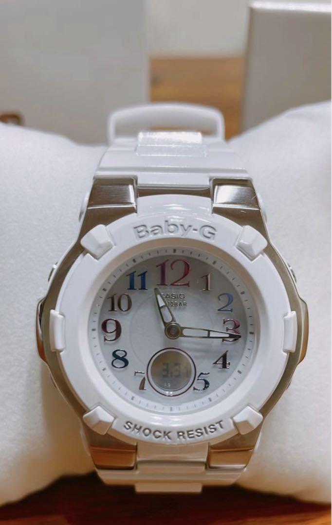 Baby-G White Analog-Digital Watch