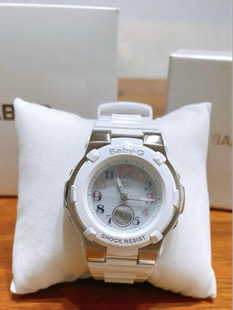 Baby-G White Analog-Digital Watch