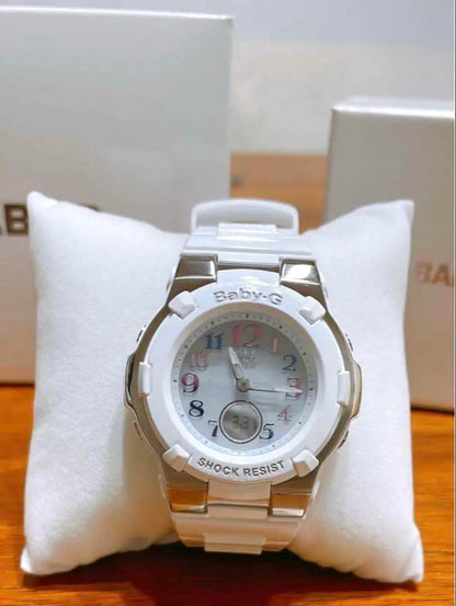 Baby-G White Analog-Digital Watch