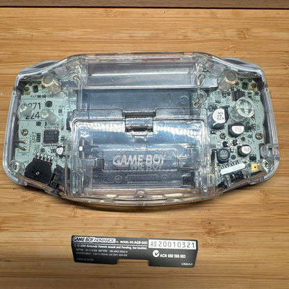 Game Boy Advance Clear New Shell Maintenance Done
