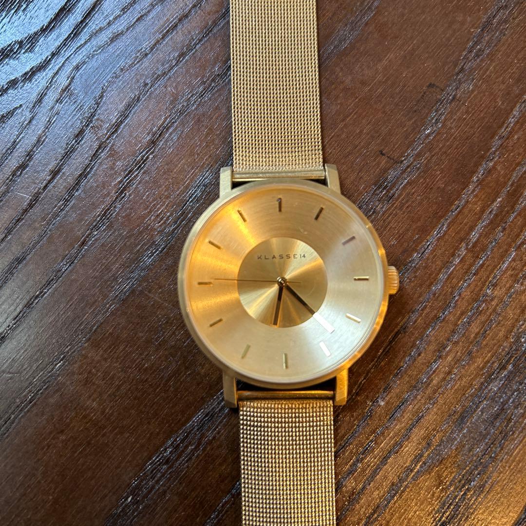 Beautiful Condition KLASSE14/CLASSFOURTEEN VolareGold Watch