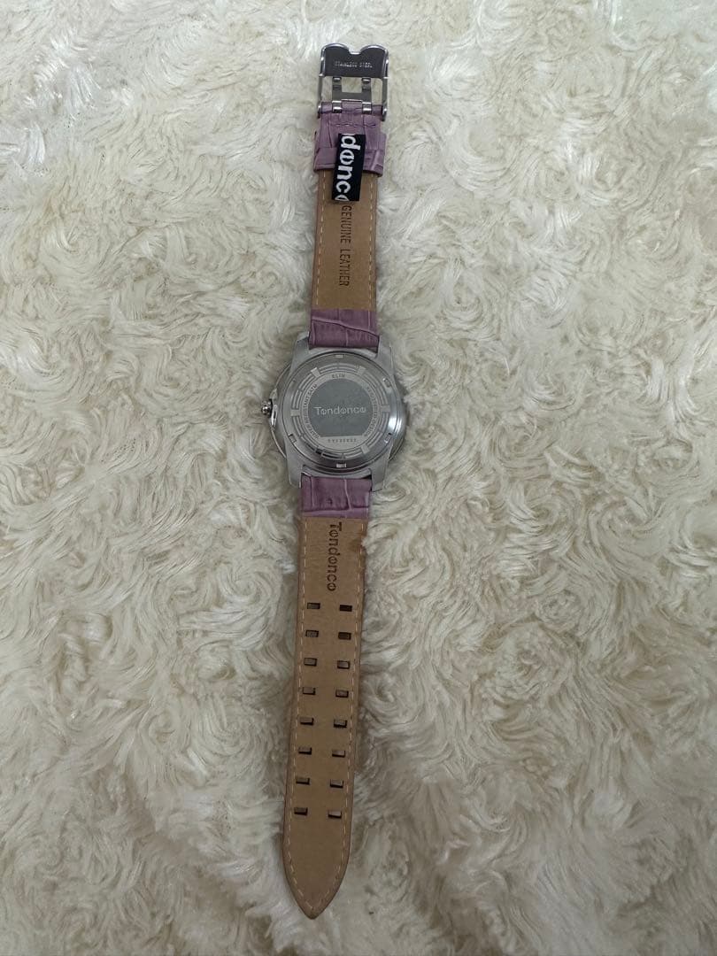 Tendence Pink Leather Watch