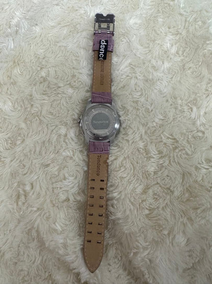 Tendence Pink Leather Watch