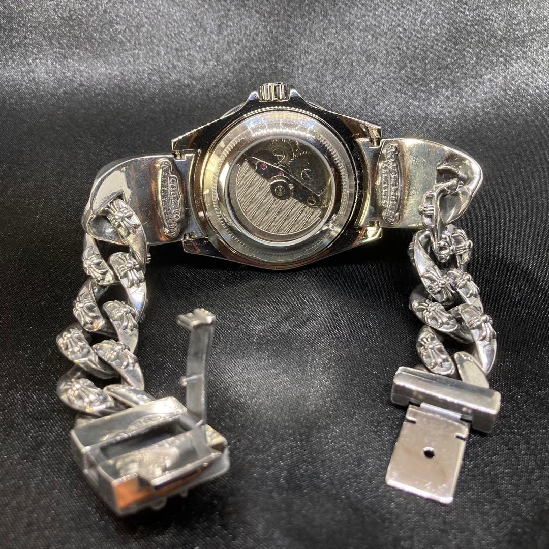 No Logo Breathe Watch Mechanical Automatic Mirror Black