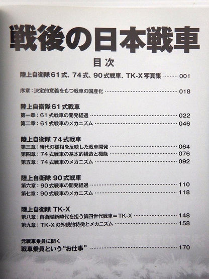 Post-war Japanese Tanks Strike and Tactical Magazine 2009 September Special Issue