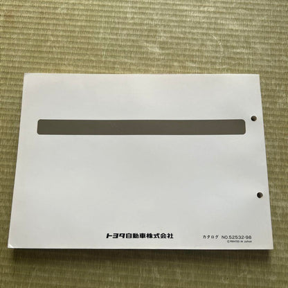 Toyota Cresta Parts Catalog 1998 Release JZX100GX100